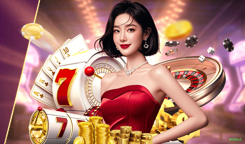 Imagem promocional da experiência de game da 668bet